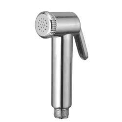 Acrylonitrile Butadiene Styrene Polished Heavy Duty Health Faucet,1Pc Gun Only, Brushed Crome Finish, Blue