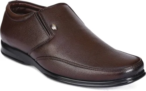 Image of action  Dotcom D-34 Mens Rodio Synthetic Leather Comfor Slip On Formal Shoes