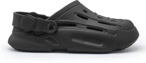 Image of action  Men Lightweight Comfortable Cushioned Stylish Sandal  (Black , 6)