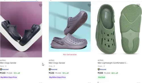 Image of Action Men’s Sandals & Floaters at Starting @ ₹349
