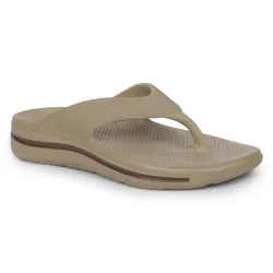 ACTION Mens Lightweight Cushioned Slip-On Flip Flops