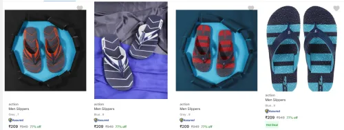 Image of Action Men’s Slippers & Flip Flops Starting @ ₹209