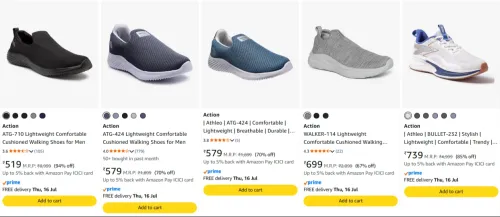 Image of Action Men's Shoes upto 94% Discount