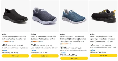 Image of Action Men's Shoes upto 95% Discount