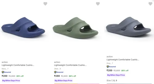 Image of Action Men’s Slippers & Flip Flops upto 89% Discount
