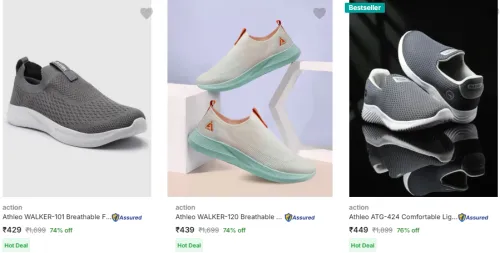 Image of Action Mens Sports Shoes Starting @ ₹429