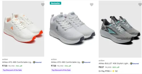 Image of Action Men’s Sports Shoes upto 83% Discount