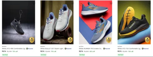 Image of Action Men’s Sports Shoes upto 85% Discount