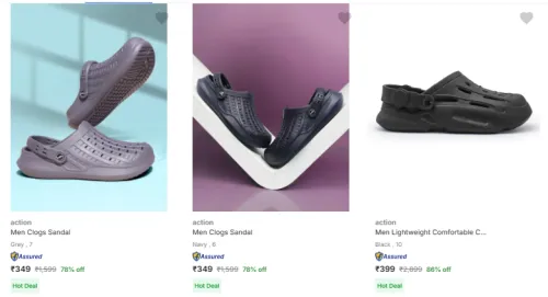 Image of Action Men’s Sandals & Floaters At Minimum 75% Discount