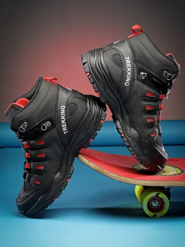 Image of ACTION TRK-502 Comfortable Durable Outdoor Lightweight Casual Lace-Up High Top