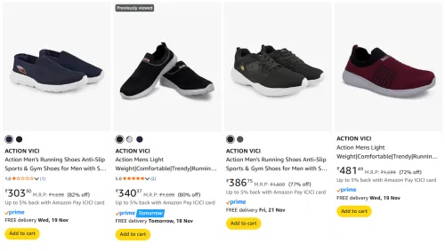 Image of ACTION VICI Men's Shoes upto 82% Discount