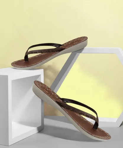 Image of action  Women Slippers  (Brown 4)