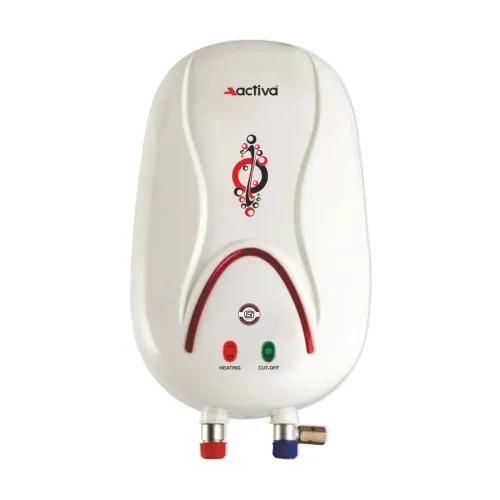 Image of Activa 1 ltr Instant Water Hetera Geyser, ISI Copper Element 3 KVA (0.8mm), Instant Heat Water, Anti Rust Coated Tank, A