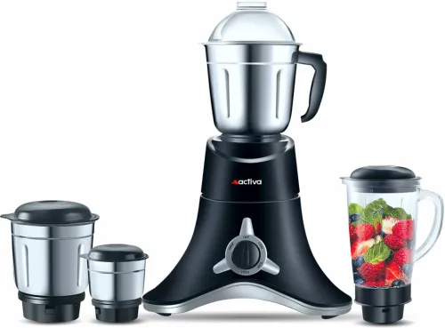 Image of ACTIVA 4 JARS 900 W Juicer Mixer Grinder (SUPER CHEF | 4 Jars | Black)