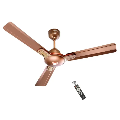 Image of ACTIVA Energia 1200mm BLDC Ceiling Fan with LED Light | 28W 380 RPM | BEE 5 Star | 3 Blade | Energy Saving | Remote Cont