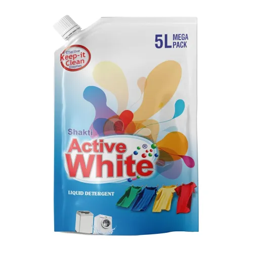 Image of Active White Liquid Detergent - 5L Mega Pack 