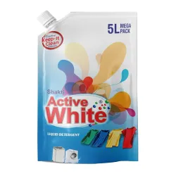 Active White Liquid Detergent - 5L Mega Pack 