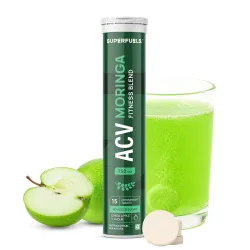 ACV Moringa Effervescent Tablets, 15 Count