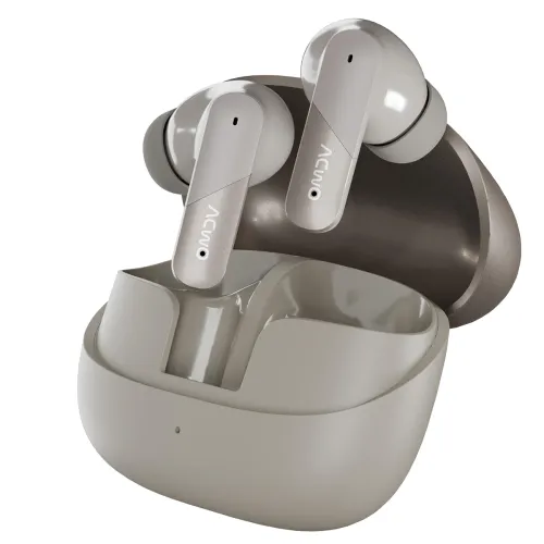 Image of ACwO DwOTS Bliss Pro TWS Earphones (65H, Low Latency, Bluetooth 5.4, Brown)