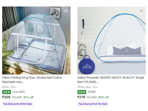 Image of Adbra Mosquito Nets Starting @ ₹278