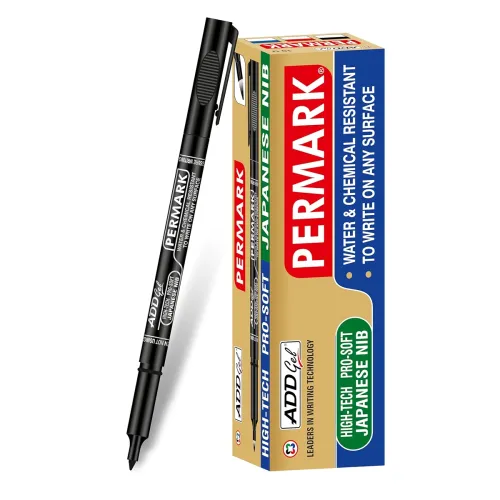 Image of ADD Gel Permark Marker Pack Of 10 Pcs (Black)