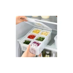 ADD2CART 6-Grid Refrigerator Storage Container