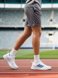 adidas GlideEase M Running Shoes For Men (White , 9)