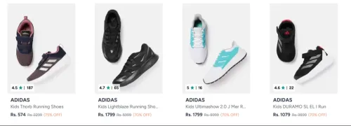 Image of Adidas Kids Footwears up to 75% Discount