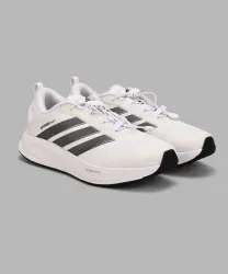ADIDAS Lace Running Shoes For Boys (White, 8-9 Years)