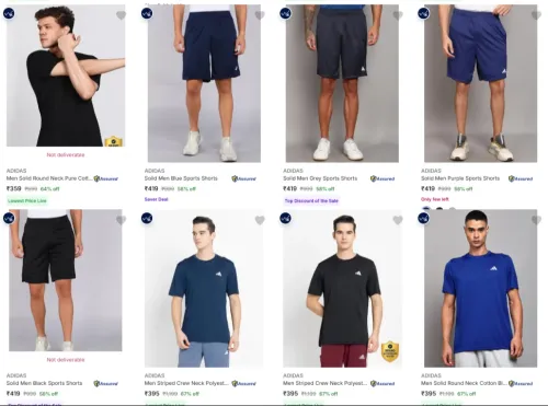 Image of Adidas Men's Clothing at minimum 65% Discount