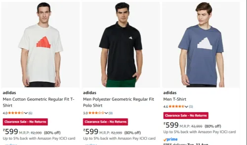 Image of Adidas Men's Clothing upto 80% Discount