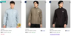 ADIDAS Mens Jackets at minimum 65% Discount
