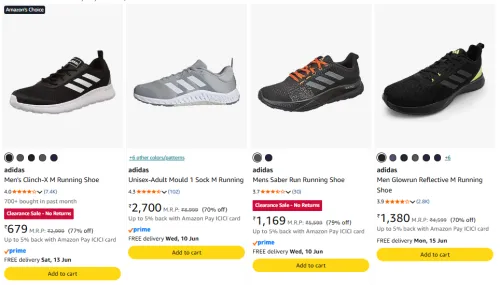 Image of ADIDAS Men's Shoes Up to 78% Discount