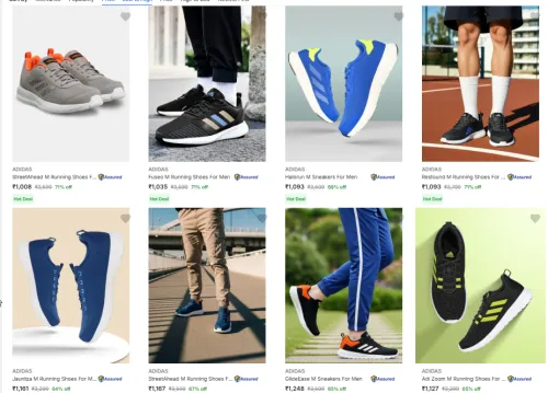 Image of Adidas Men Shoes Minimum 60% Discount