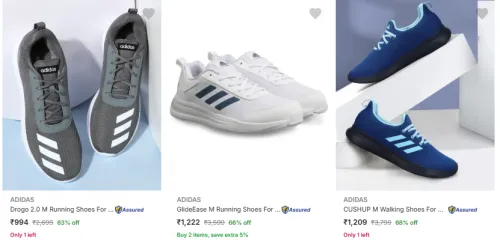 Image of Adidas Men Shoes Minimum 60% Discount