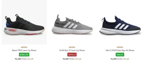 Image of Adidas Men Shoes Minimum 70% Discount