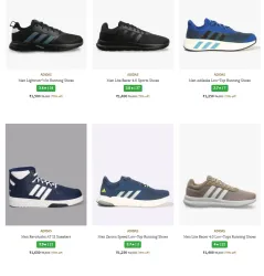 Adidas Men Shoes up to 75% Discount