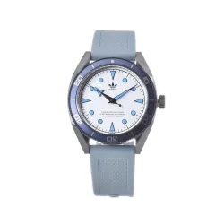 adidas Men Silicone Originals Analog Silver Dial Watch