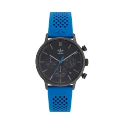 adidas Men Silicone Originals Analog Black Dial Watch