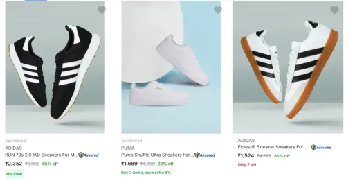 Image of adidas Men Sneaker Shoe Minimum 60% Discount