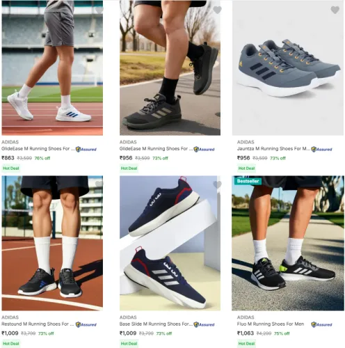 Image of Adidas Men’s Sports Shoes @ Minimum 70% Discount