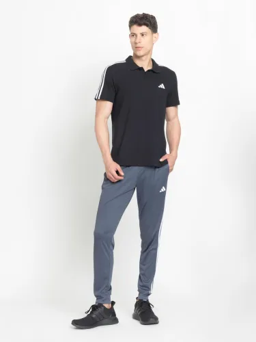 Image of ADIDAS Men Striped Grey Track Pants