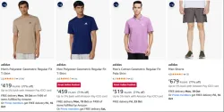 Adidas Mens Clothing at minimum 75% Discount