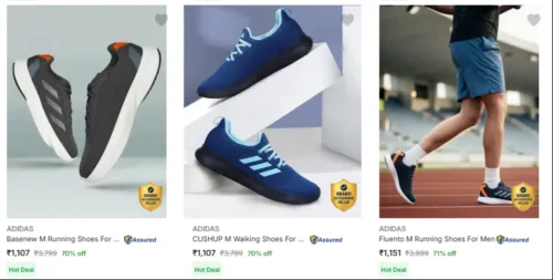 Image of Adidas Men's Footwear upto 71% discount 