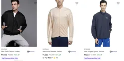 Adidas Mens jacket upto 74% Discount