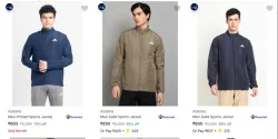 ADIDAS Mens Jackets upto 73% Discount
