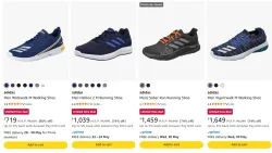 Adidas Mens Running Shoes upto 80% Discount
