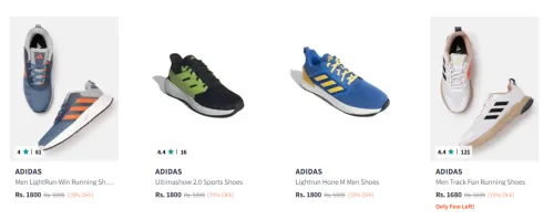 Image of Adidas Men's Shoes at 70% Discount 