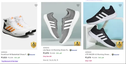 Image of Adidas Men's Shoes at 70% discount 