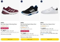 adidas Mens Shoes at minimum 62% Discount